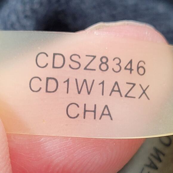 Calvin Klein Gray Knit Whimsy Goth Ruffle Skirt Midi Bodycon Sweater Dress - Picture 13 of 14